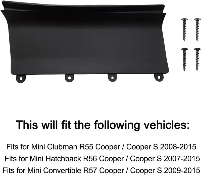 Copgge DIY Battery Cover Right Passenger Side Apron Firewall Cowl Replacement Battery Cover for Mini Cooper S R55 R56 R57 2008 2009 2010 2011 2012 2013 2014 2015 - Image 5